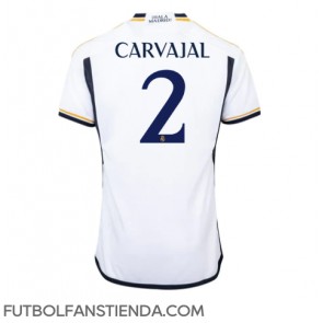 Real Madrid Daniel Carvajal #2 Primera Equipación 2023-24 Manga Corta